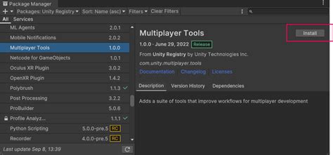 Unity Manual Install A Package From A Registry