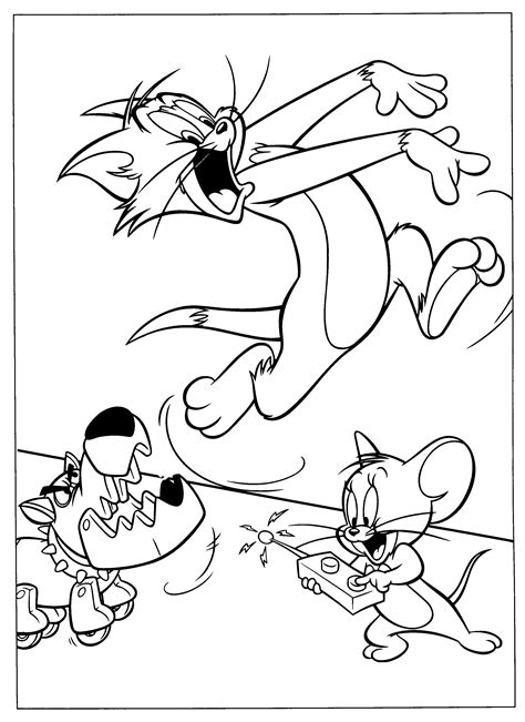 Coloriage Tom Et Jerry