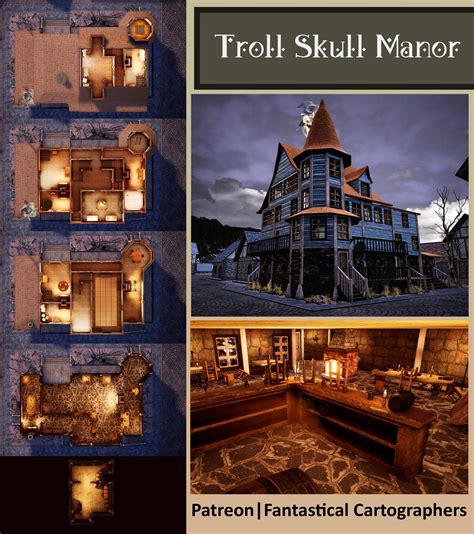 Troll Skull Manor X Oc Art R Dnd