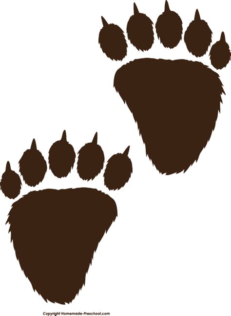 Free paw prints clipart 7 – Clipartix