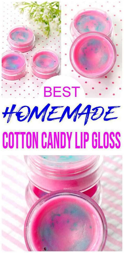 Diy Lip Gloss Cotton Candy Lip Gloss Idea Easy Cotton Candy Lip Balm Recipe How To Make Lip