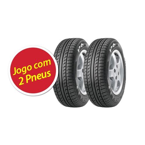 Kit Pneu Pirelli 185 65R14 P6 86H 2 Unidades Submarino