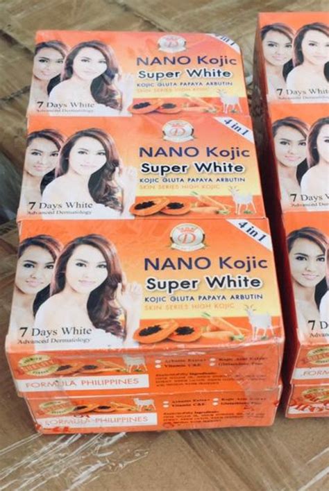 1piece 4 In 1 Nano Extra White Nano Kojic Super White With Glutathione