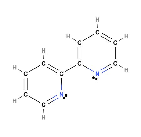 Draw the Lewis diagrams for the following ligands. bipyridyl (bipy), which has the following ...