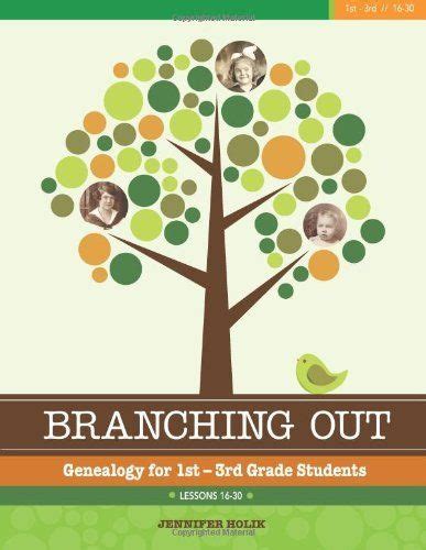 Branching Out Genealogy For 1st 3rd Grade Students Lessons 16 30