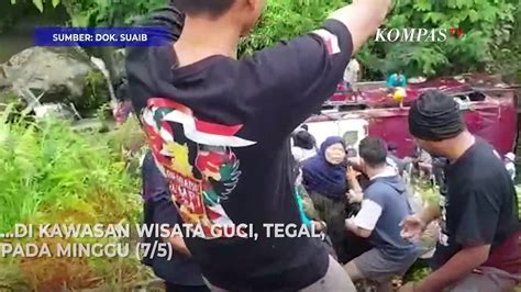 Kronologi Kecelakaan Bus Masuk Jurang Di Guci Tegal Mendadak Melaju