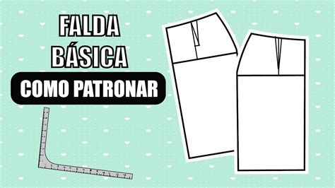 Diy C Mo Patronar Una Falda B Sica Kiosweet Youtube