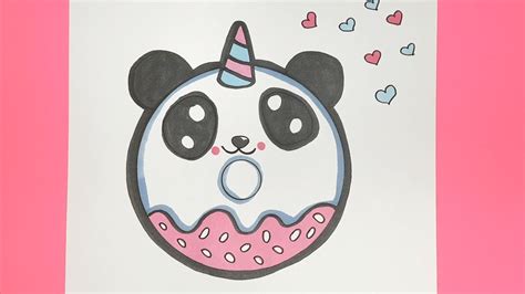 Kawaii Malen Leicht Panda Einen Diamanten Selber Malen Diy Zeichnen