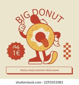 american retro style template design vector stock vector royalty