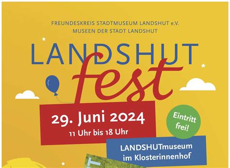 LANDSHUTfest Am 29 Juni Eintritt Frei Klartext La