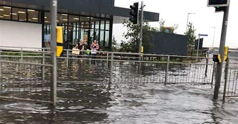 Live Essex weather: Chelmsford city centre flooding chaos as storm ...