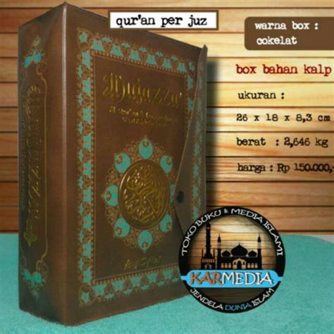 Jual Ukuran Besar Al Quran Perjuz Alquran Mujazza Per Juz Terjemah