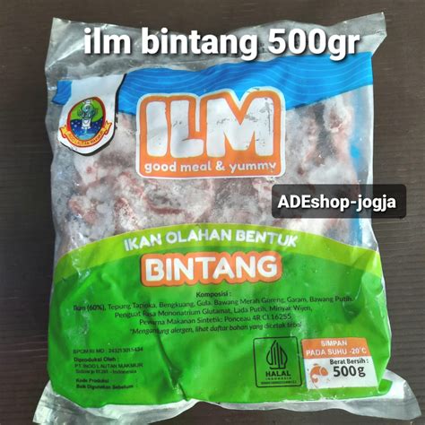 Jual Ilm Ikan Olahan Bintang 500gr Gram Shopee Indonesia