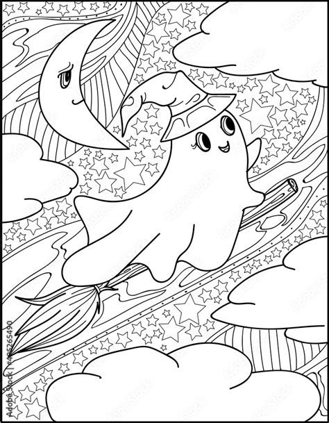 Halloween coloring pages, outline drawing, Halloween outline drawing ...