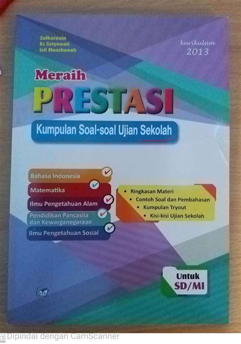 Distributor Supplier Jual Buku Us Ujian Sekolah Meraih Prestasi Sd Mi