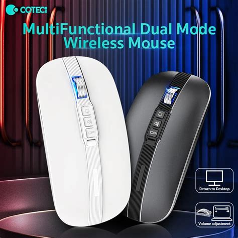 Coteci Multifunctional Dual Mode Bluetooth Usb G Wireless Mouse