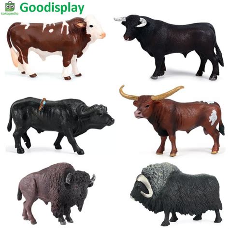 Jual aneka mainan miniatur hewan wild farm animal sapi banteng kerbau - Scottish Bull - Jakarta ...