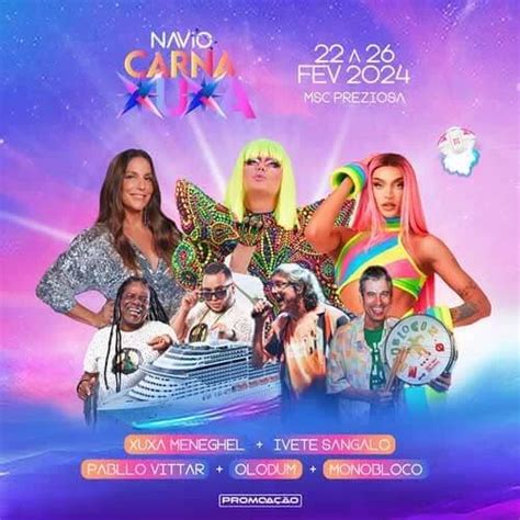 Navio Carna Xuxa Reserve Sua Cabine