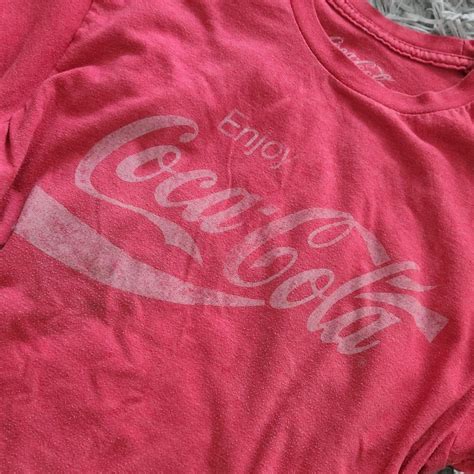 Coca Cola Women S Red T Shirt Depop