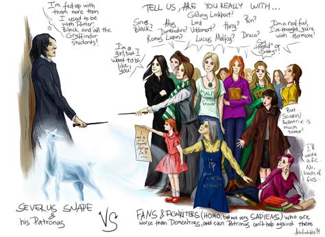 Severus Snape Vs The Fans By Artafindushka On Deviantart