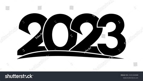 2023 Number On White Background 2023 Stock Vector (Royalty Free ...