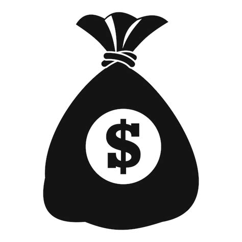 Premium Vector Bag Money Icon Simple Illustration Of Bag Money Vector