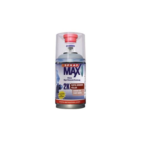 Spraymax 2k Epoxy Grundierfüller Schwarz 400 Ml