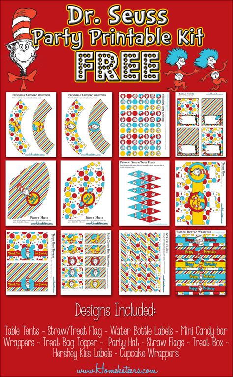 Free Printable Dr Seuss Food Tents Printable Templates