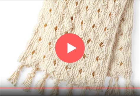 How To Knit A Blanket With The Crossed Stitch Technique Free Knitting