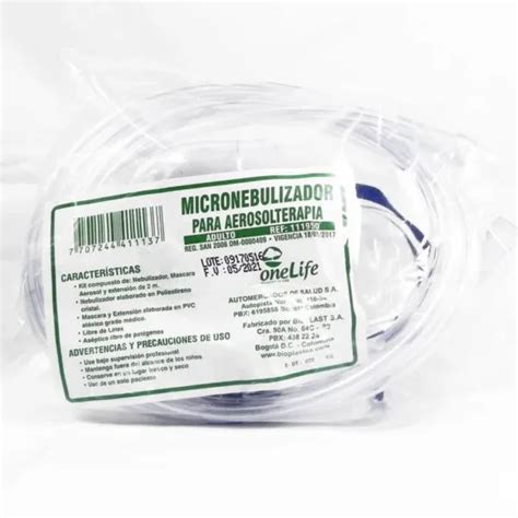 Kit Micronebulizacion Biolife Adulto Droguería Salud Market