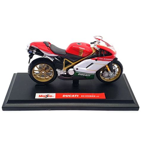 Ducati 1098S Model Skala 1 18 Maisto ManiacyMotocykli Pl