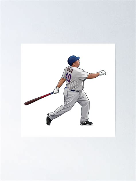 "Bartolo Colon Home Run" Poster by EmilyBlack87 | Redbubble