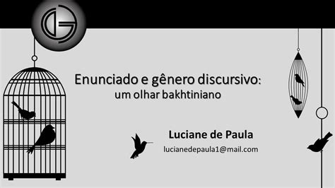 Curso Análise Dialógica Do Discurso Aula 4 Enunciado E Gênero 1a