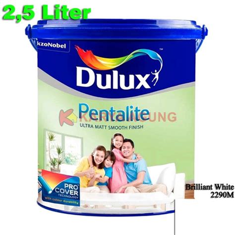 Jual Cat Dinding Tembok Interior Dulux PENTALITE 2 5L READY Warna