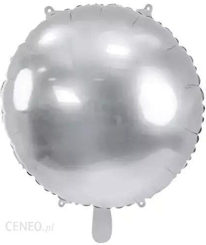 Partydeco Balon Foliowy Okr G Y Pastylka Cm Srebrny Ceny