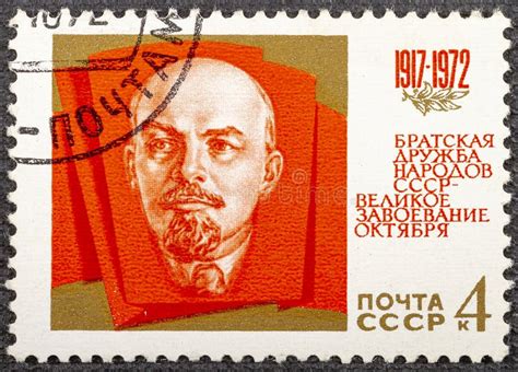 Ussr Circa A Stamp Printed In The Ussr Shows Lenin Circa