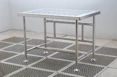 Cleanroom Heavy Duty Table Perforated Top Cleanroom Equipment