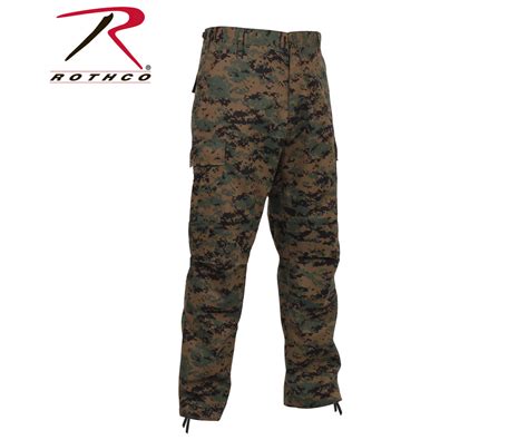 Rothco Bdu Pant In Woodland Digital Camo For Tactical Airsoft Airsoft