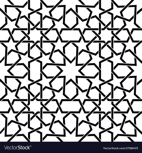 Moroccan Tiles Pattern Moorish Seamless Royalty Free Vector