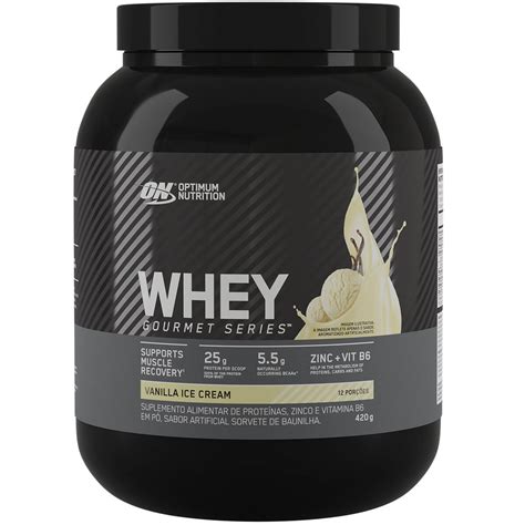 Whey Gourmet Series 420g Optimum Nutrition Meu Mundo Fit