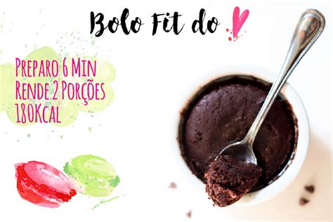 Receita Bolo De Caneca Fit Chocolate Banana Eli Dá a Dica