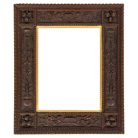 Renaissance Style Frame With Leaves And Scrolls At 1stdibs