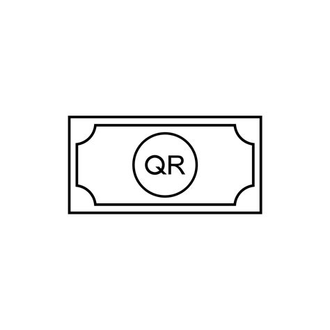 Qatar Currency Icon Symbol, Qatari Riyal, Latin Version. QAR Sign. Vector Illustration 13733653 ...