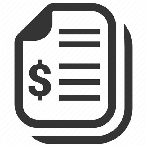 Bills Financial Statement Invoice Icon