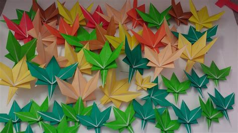 How To Fold An Origami Maple Leaf Tutorial YouTube