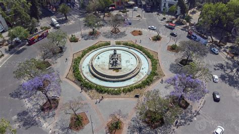 The Cibeles fountain in Mexico City is an exact replica of the Cibeles fountain that is located ...