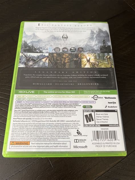 Elder Scrolls V Skyrim Legendary Edition Cd Cafe