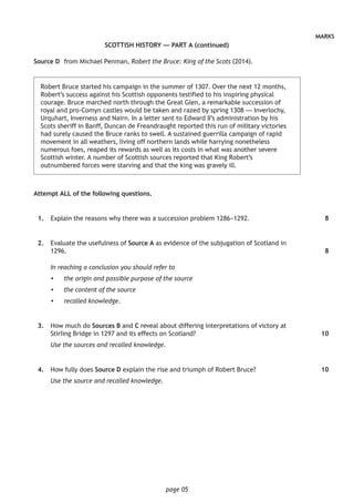 Higher History Exam Pdf