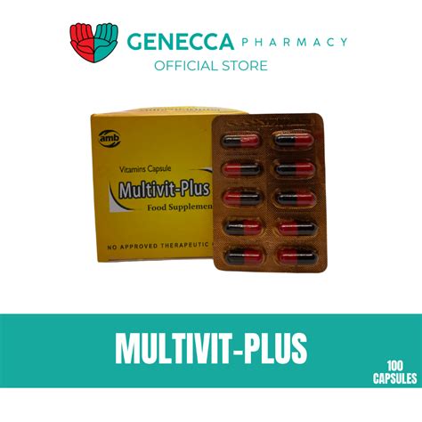 Multivit Plus Food Supplement Capsule Shopee Philippines