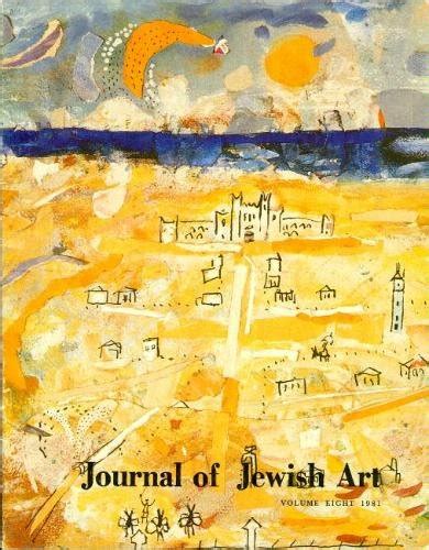 Journal Of Jewish Art Volume Eight Bezalel Narkiss